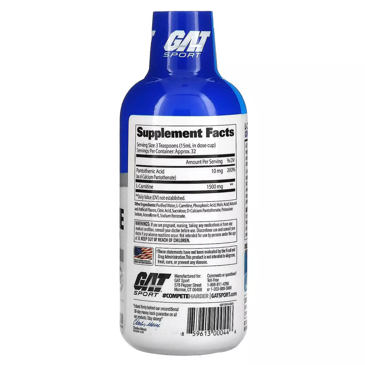 GAT L-Carnitine Facts