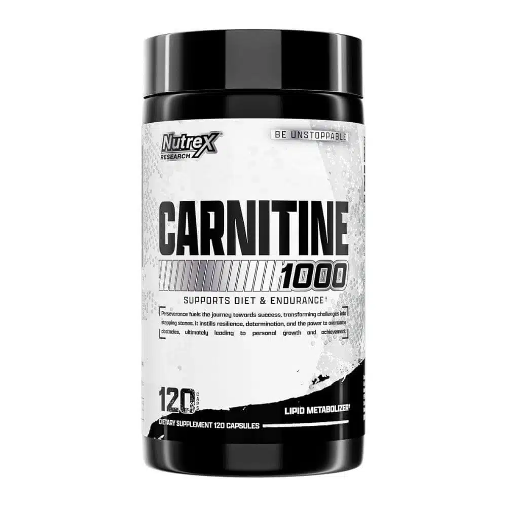 Nutrex L-Carnitine Capsules – Boost Fat Burning, Energy, and Performance for Effective Fat Loss