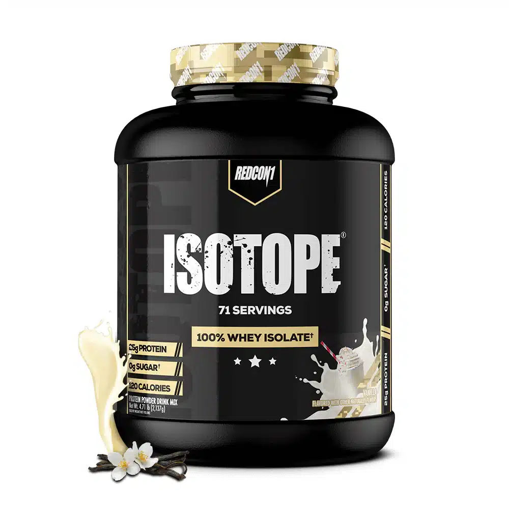 Redcon1 Isotope 100% Whey Isolate Protein – Clean, Fast-Digesting Protein for Lean Muscle and Recovery - Image 3