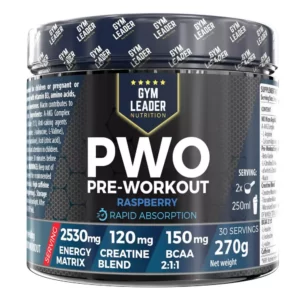 Gym Leader PWO Pre-Workout Raspberry 270g