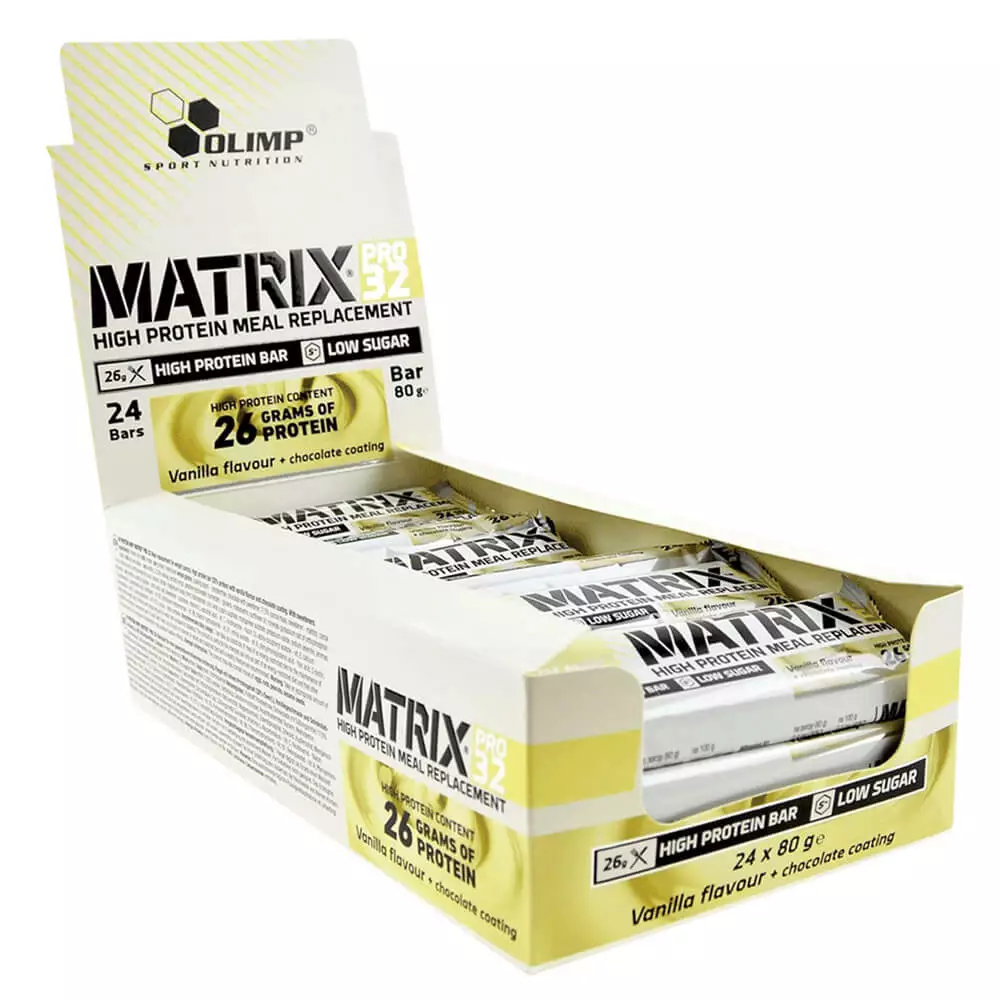 Olimp Matrix Protein Bar Vanilla 80g Box
