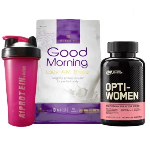 QueenFit Opti-Women and Shaker Stack