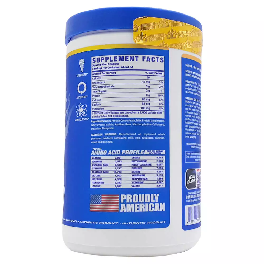 RC Amino 8000 325 Tablets Facts