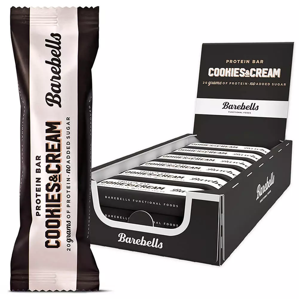 Barebells Protein Bar 55g Cookies Cream Pack of 12