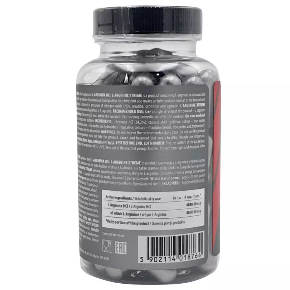 Trec L-Arginine Xtreme 90 Capsules Facts