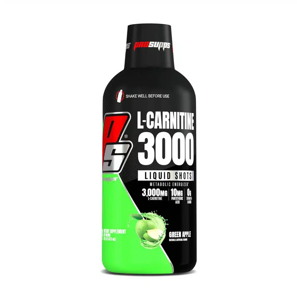Prosupps L-Carnitine 3000 Liquid Shots 473ml Green Apple