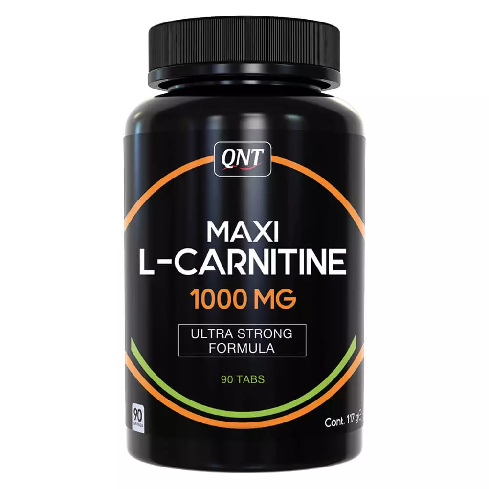 QNT Maxi L-Carnitine 1000 MG 90 Tablets