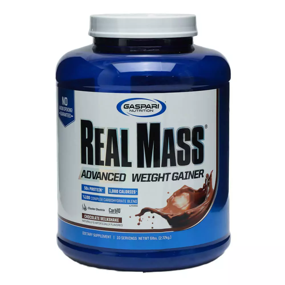 Gaspari-Nutrition-Real-Mass-2.72 kg-10 Servings-Chocolate Milkshake