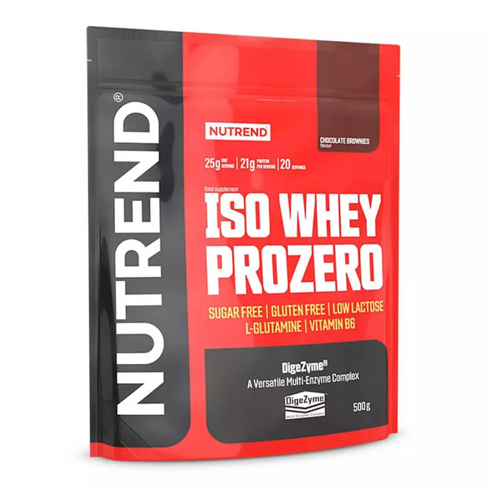 Nutrend ISO Whey Prozero 500g NTD Chocolate Brownie