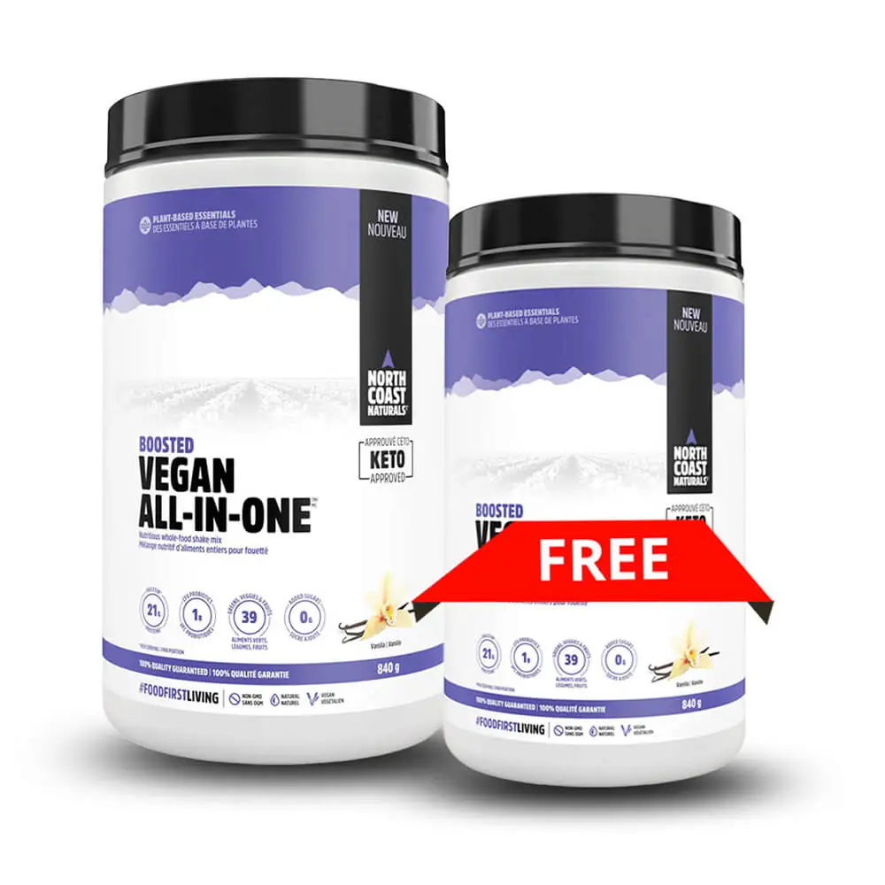 BOOSTED VEGAN ALL-IN-ONE BUY 1 GET 1 FREE