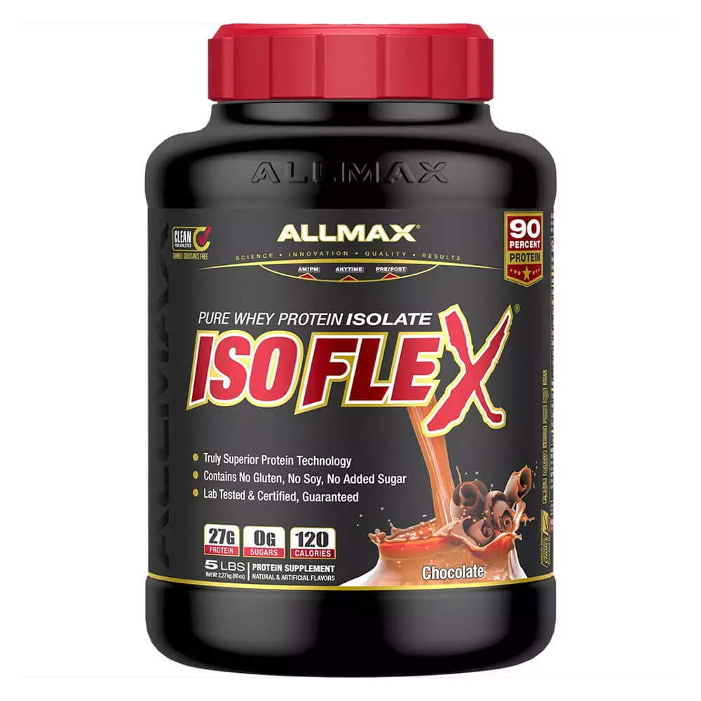 Allmax Isoflex Pure Whey Protein Isolate Chocolate 5 lbs
