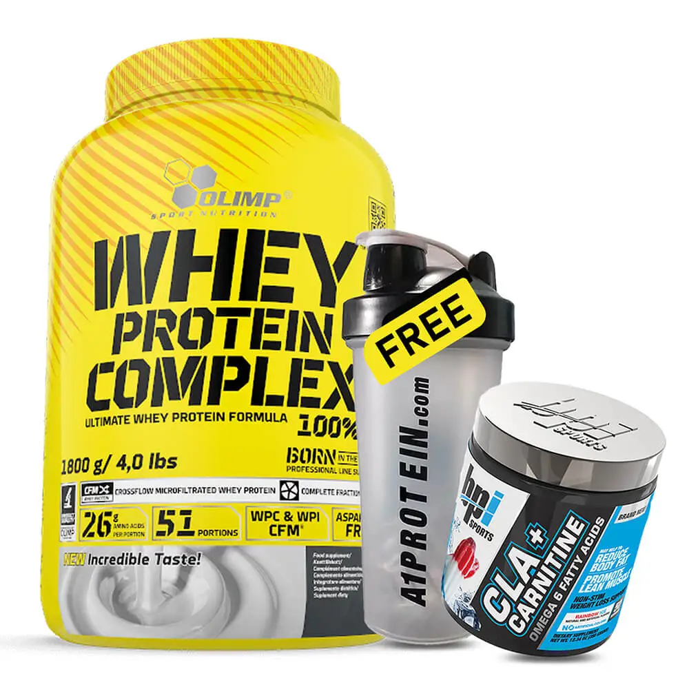Olimp Whey Protein Complex 1800g with Free Gifts