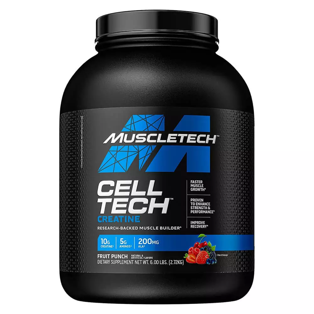 MUSCLETECH Cell Tech Creatine 54 Servings Fruit Punch 6lb 2.72kg