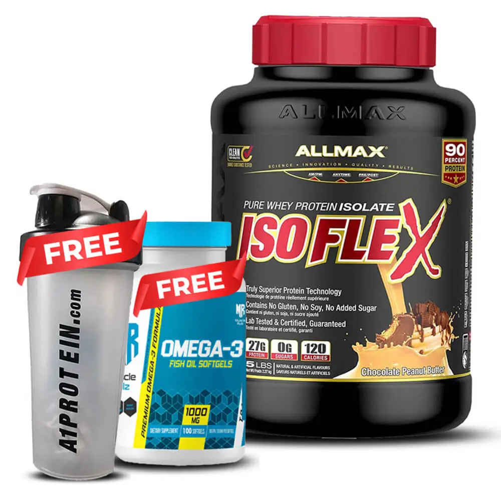 AllMax Isoflex 5lb Chocolate Peanut Butter Protein