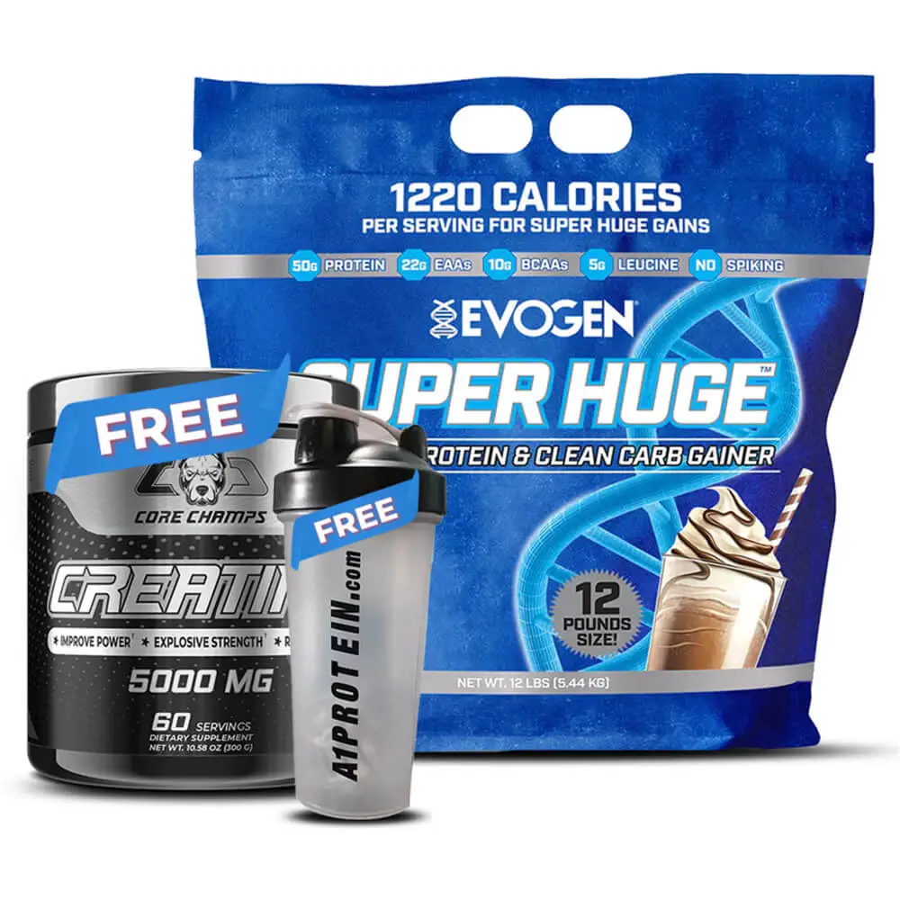 Evogen Super Huge Chocolate Shake 12Lb for Mass Gain