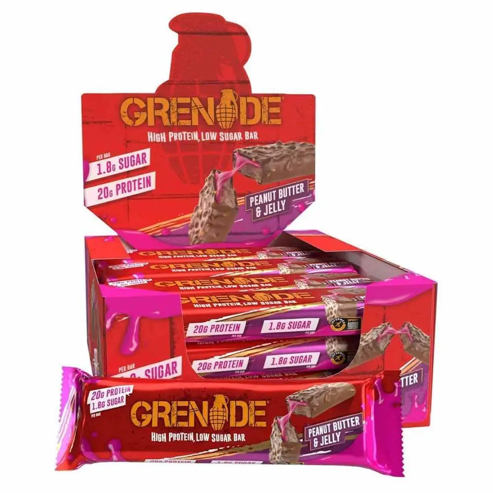 Grenade Peanut Nutter and jelly pack of 12