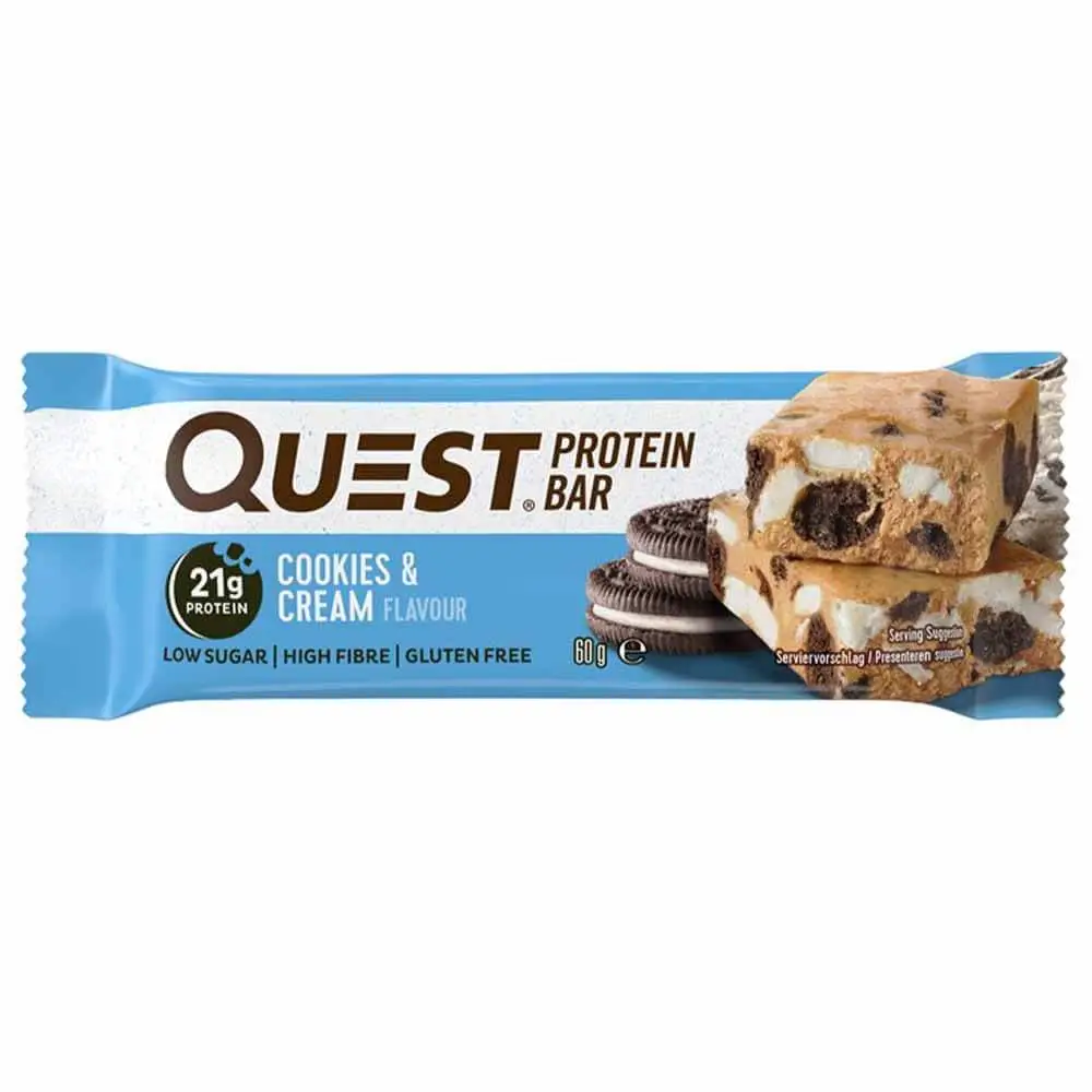 Quest Protein Bar Cookies & Cream Flavor