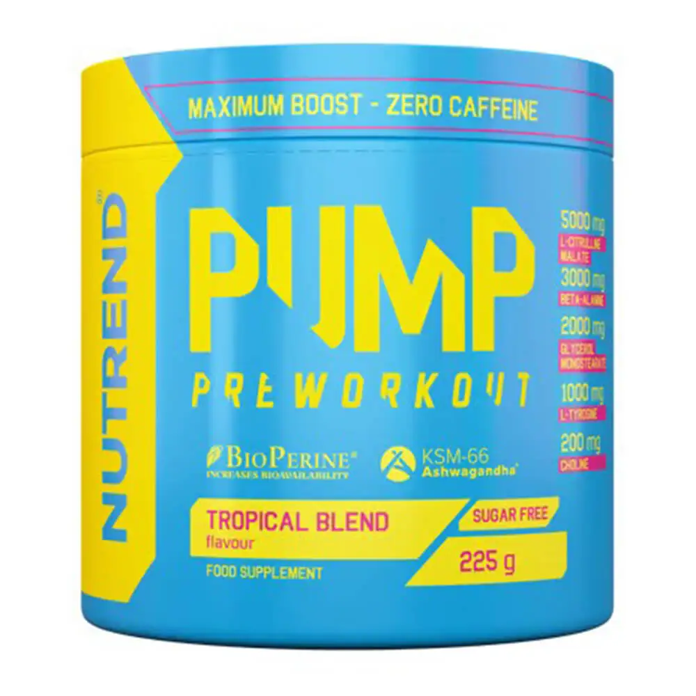 Nutrend, PUMP Pre Workout, Tropical Blend, 225g