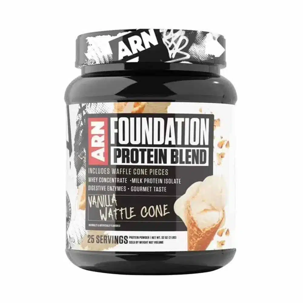 ARN, Foundation Protein Blend 25 Servings 2lbs - Vanilla Waffle Cone