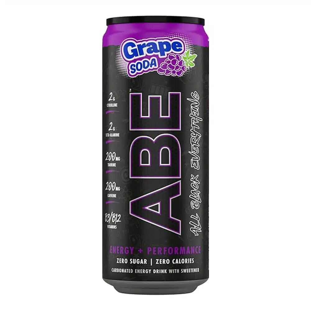 Applied Nutrition ABE Energy Drinks Grape Soda 330ml