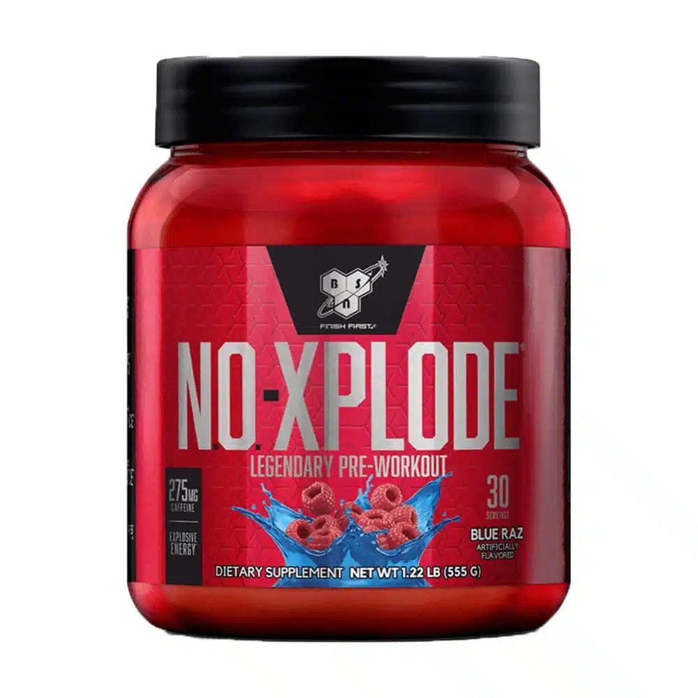 BSN NO Xplode Legendary Pre-Workout Blue Raz 555g