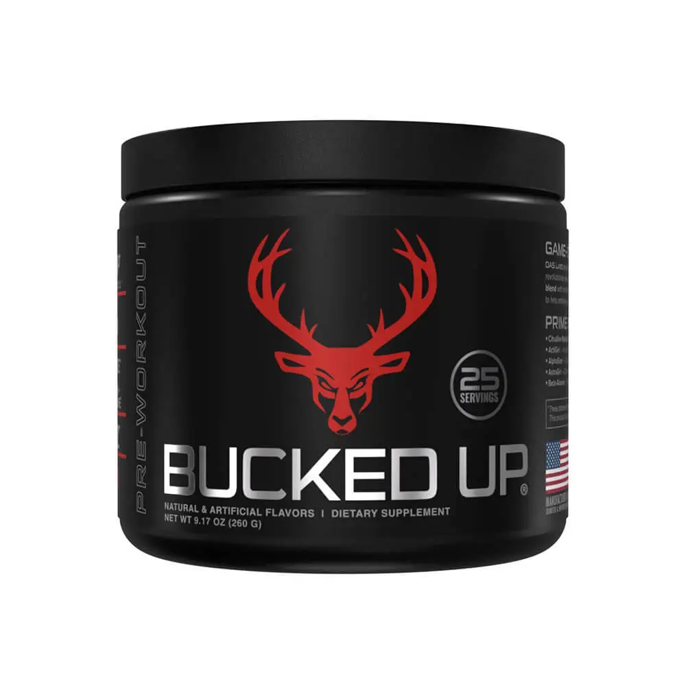 Bucked Up, Pre-Workout, Blood Raz, 25S, 260g