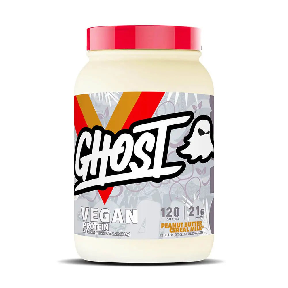 Ghost Vegan Protein Powder 2.2lbs 989g Peanut Butter Cereal Milk