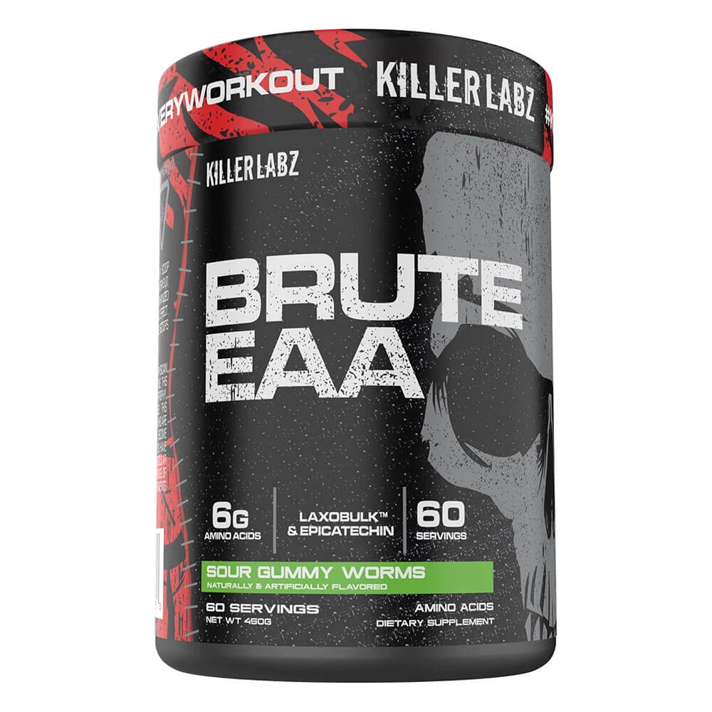 Killer Labz Brute EAA 60S Sour Gummy Worms 450G