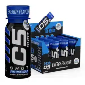C5 Shot Pre-Workout Energy Drink Sugar Free 80ml Box of 12 Energy Flavor