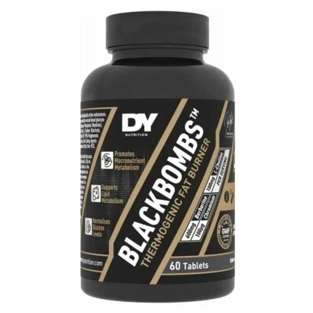 dy nutrition blackbombs thermogenic fat burner, 60 tablets