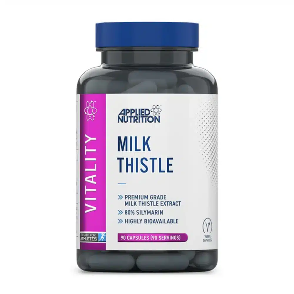 Applied Nutrition Milk Thistle – Liver Cleanse & Detox Support, 90 Capsules