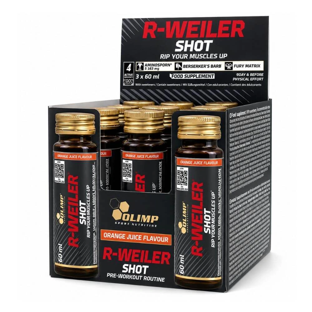 OLIMP R WEILER Shot Pre-Workout: Maximum Energy for Peak Performance