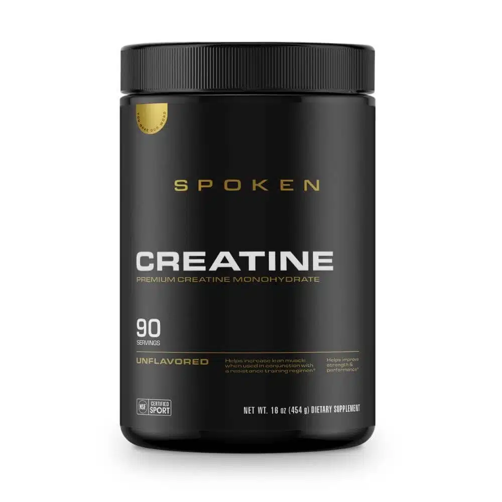 SPOKEN Creatine | Pure Micronized Creatine Monohydrate | 90 Servings