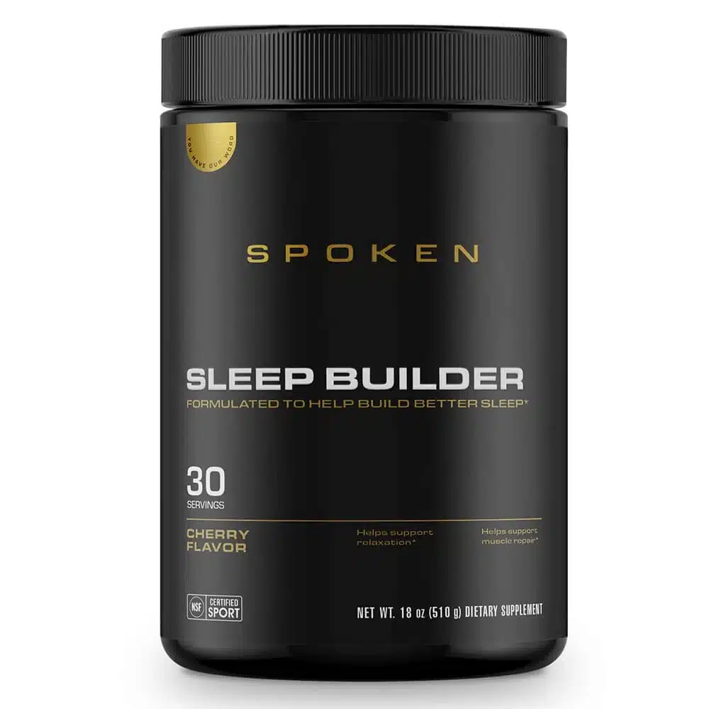 spoken sleep builder 30 servings cherry flavor