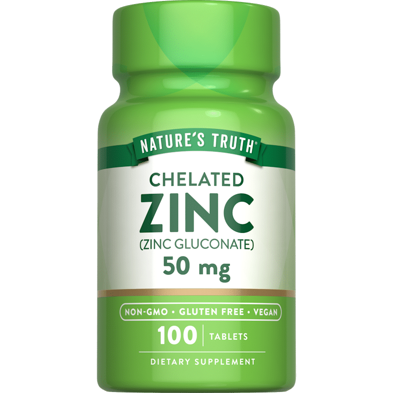 Nature's Truth Zinc 50mg – 100 Tablets