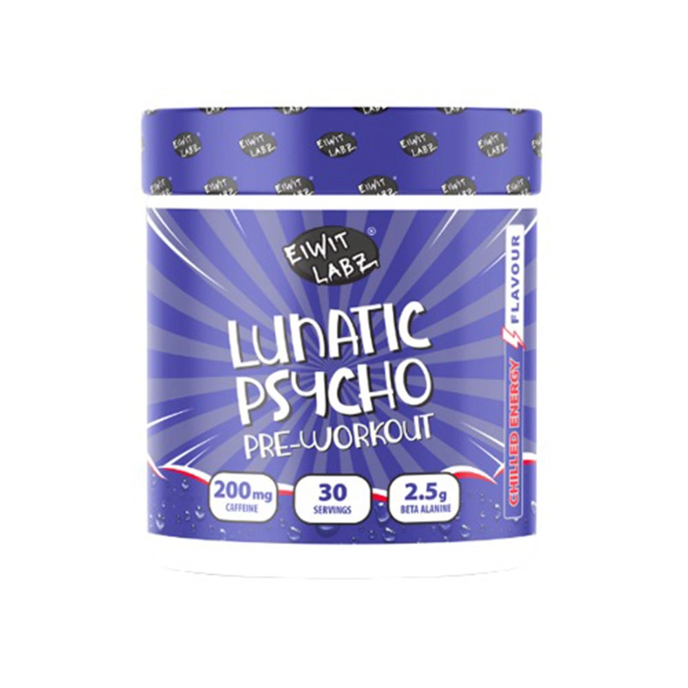 Eiwit Labz Lunatic Pre-Workout Chilled Energy – Extreme Energy, Focus & Pump Formula