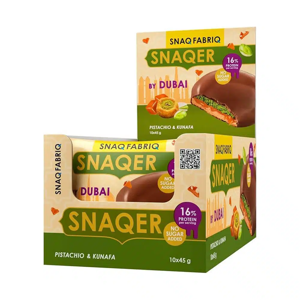 Snaq Fabriq Snaqer Protein Cookie High Protein Snack for Energy & Muscle Support (10 × 45 g)