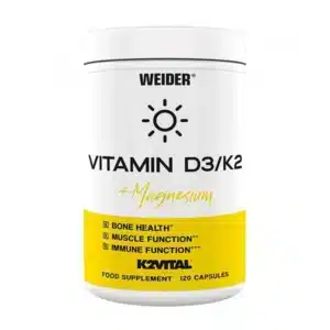 Weider Vitamin D3 K2 Plus Magnesium 120 Caps
