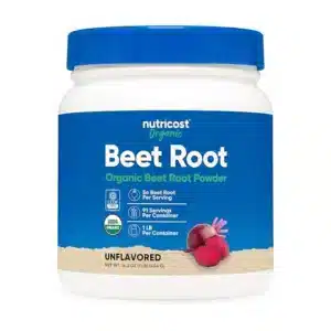Nutricost Organic Beet Root Powder 1 lb – Natural Nitric Oxide & Endurance Support