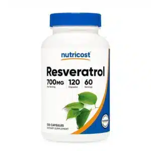 Nutricost Resveratrol 700mg,120 Vegetable Capsules.