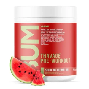 BUM Thavage Pre Workout High Energy Pump & Focus Performance Formula Sour Watermelon
