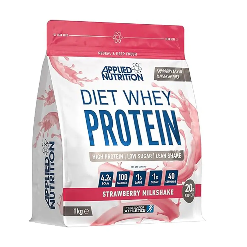 Applied Nutrition Diet Whey Protein,Lean Muscle Support & Weight Management, Strawberry Milkshake (1)