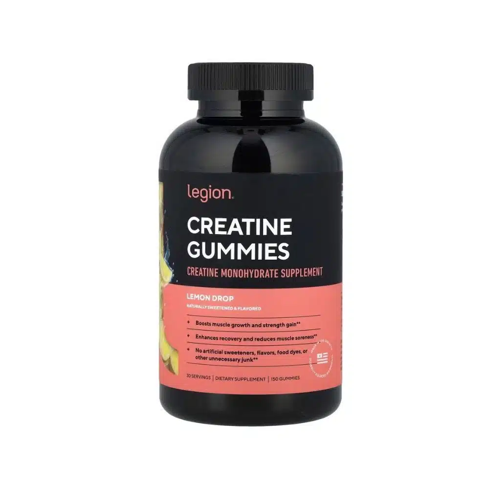 Legion Creatine Gummies – Creatine Monohydrate Supplement, 150 Gummies (30 Servings)