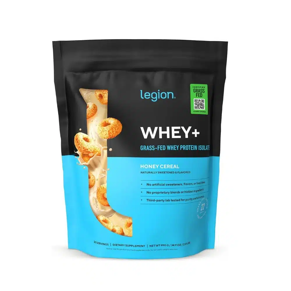 Legion Whey+ Grass-Fed Whey Protein Isolate 30 Servings - Image 4