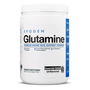 Evogen Glutamine – Premium L-Glutamine Powder for Muscle Recovery & Performance | 60 Servings