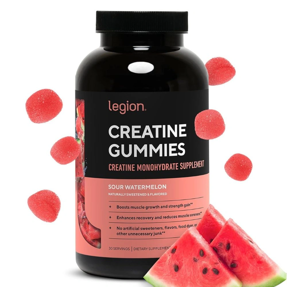 Legion Athletics Creatine Gummies Sour Watermelon 30 Servings