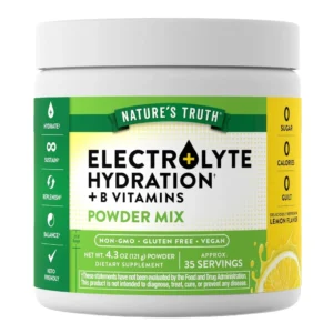 Nature's Truth Electrolytes and Hydration Powder with B Vitamins