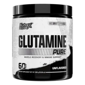 Nutrex Research Glutamine Pure Unflavored 60 Servings – Recovery & Muscle Support
