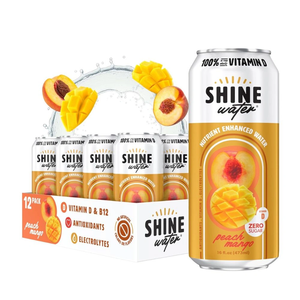 Shine Water 100% Vitamin D Drink Pack of 12 x 473ML - Image 2