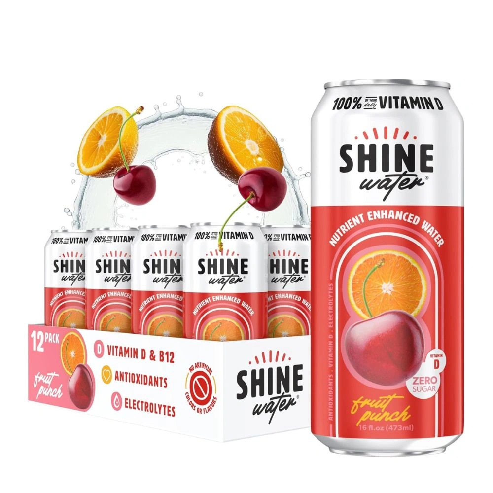 Shine Water 100% Vitamin D Drink Pack of 12 x 473ML - Image 6